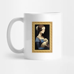 Lady with an Ermine - Anime Stickers Mug